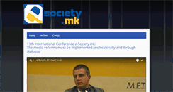 Desktop Screenshot of e-society.mk