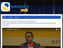 Tablet Screenshot of e-society.mk